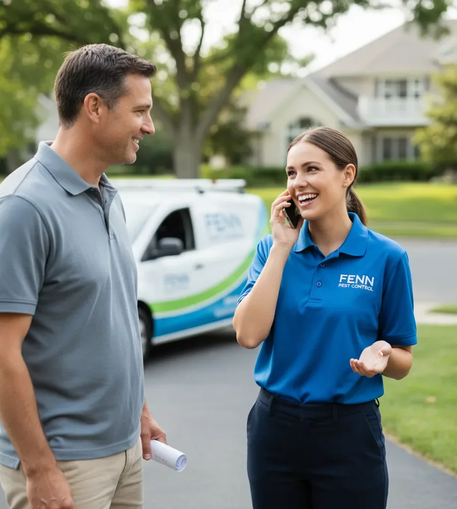 Fenn Pest Control customer support in Garrison